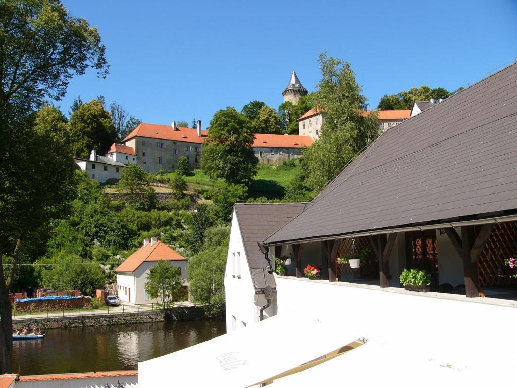 Hotel Ruze Rožmberk nad Vltavou Exteriör bild